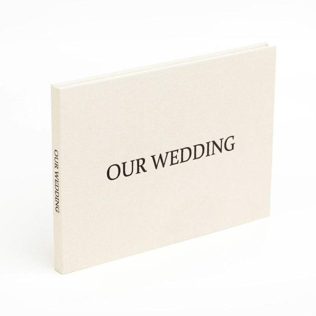 OUR WEDDING Video Book Black Foil - The Motion Books