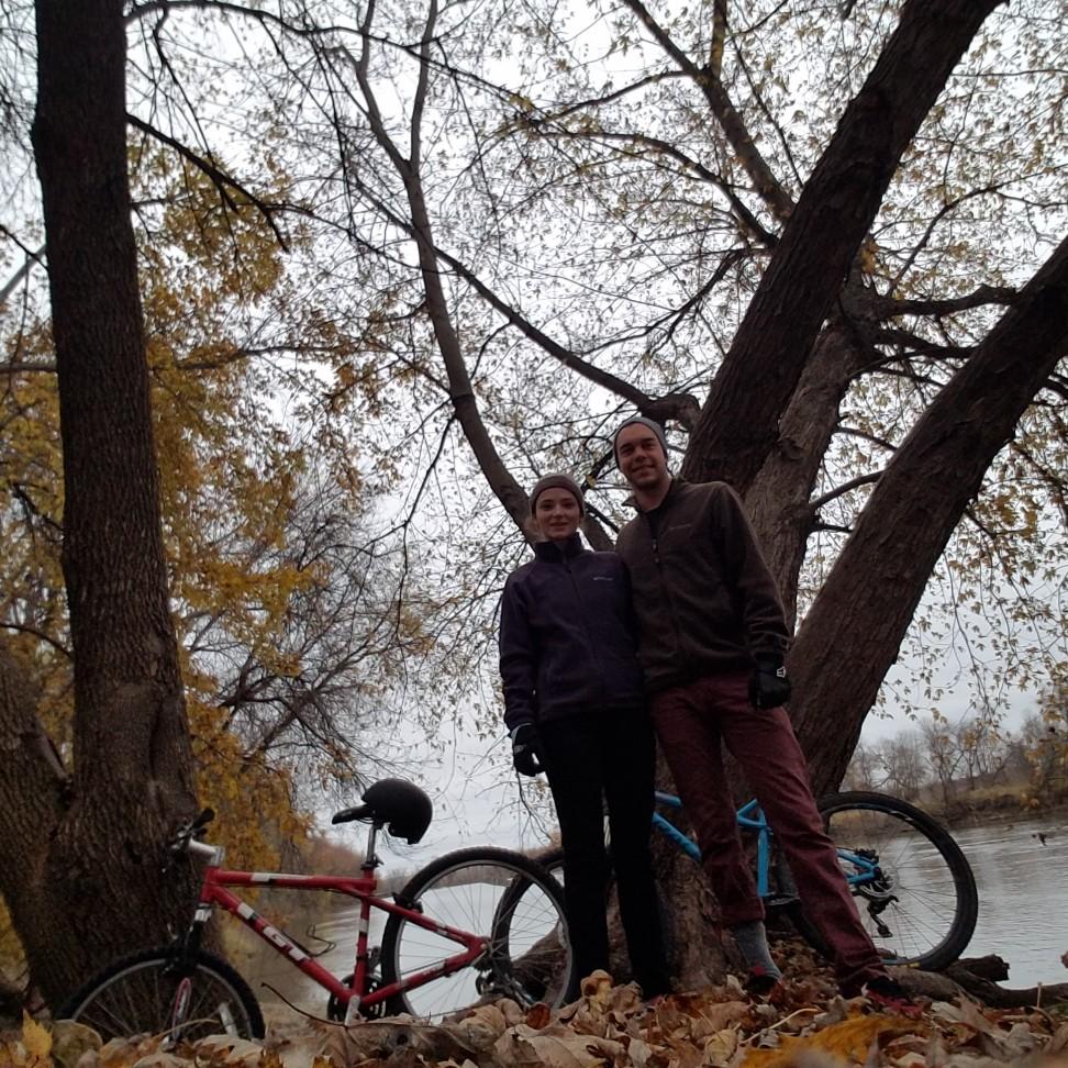 Mountain biking at the Mississippi River Bottoms
October 2016