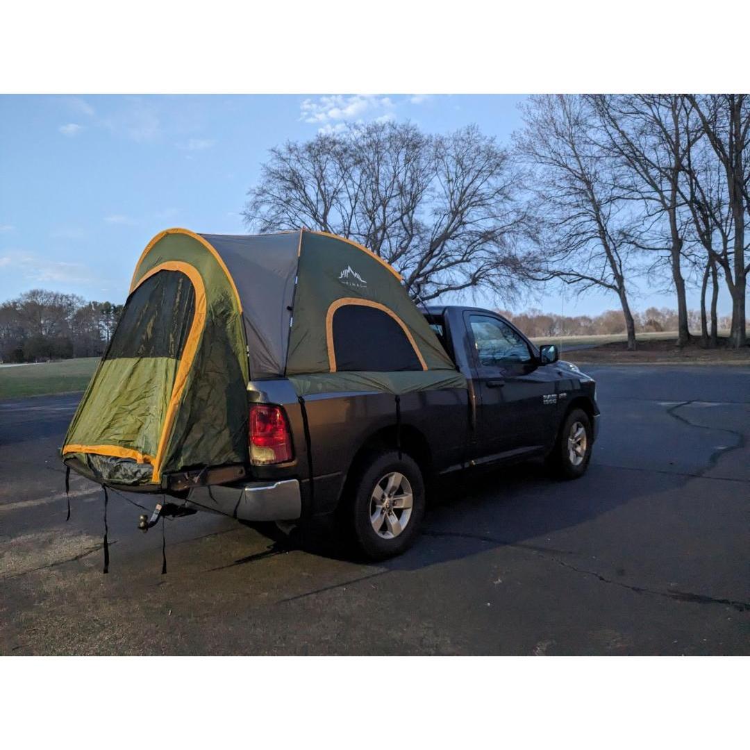 Our first time trying out the truck tent. We plan on taking lots of camping trips around the Carolinas and Georgia.