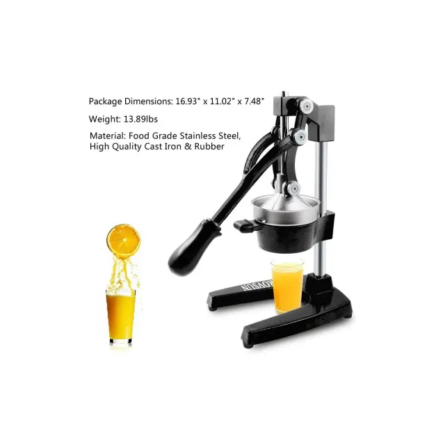 ROVSUN Professional Citrus Juicer Lemon Squeezer, Commercial Manual Fruit Press Juicer for Lemon Pomegranate Orange Juice