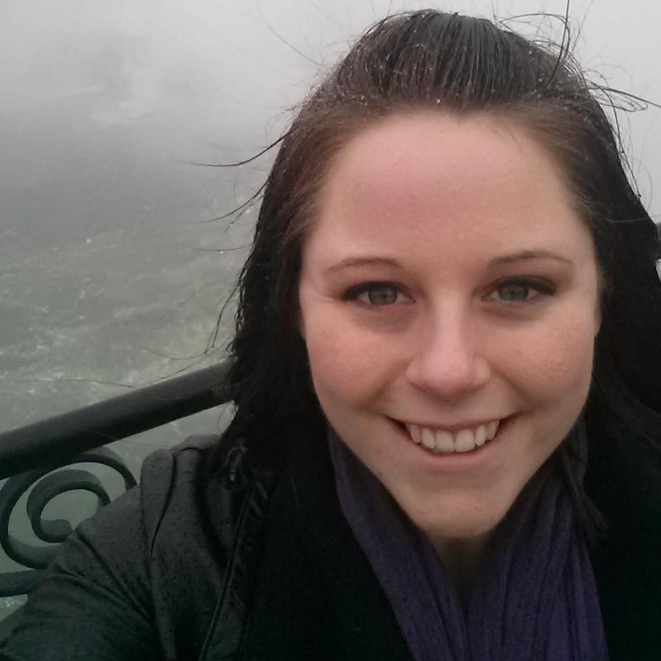 Michelle's solo trip to Niagara Falls, shortly after we first met