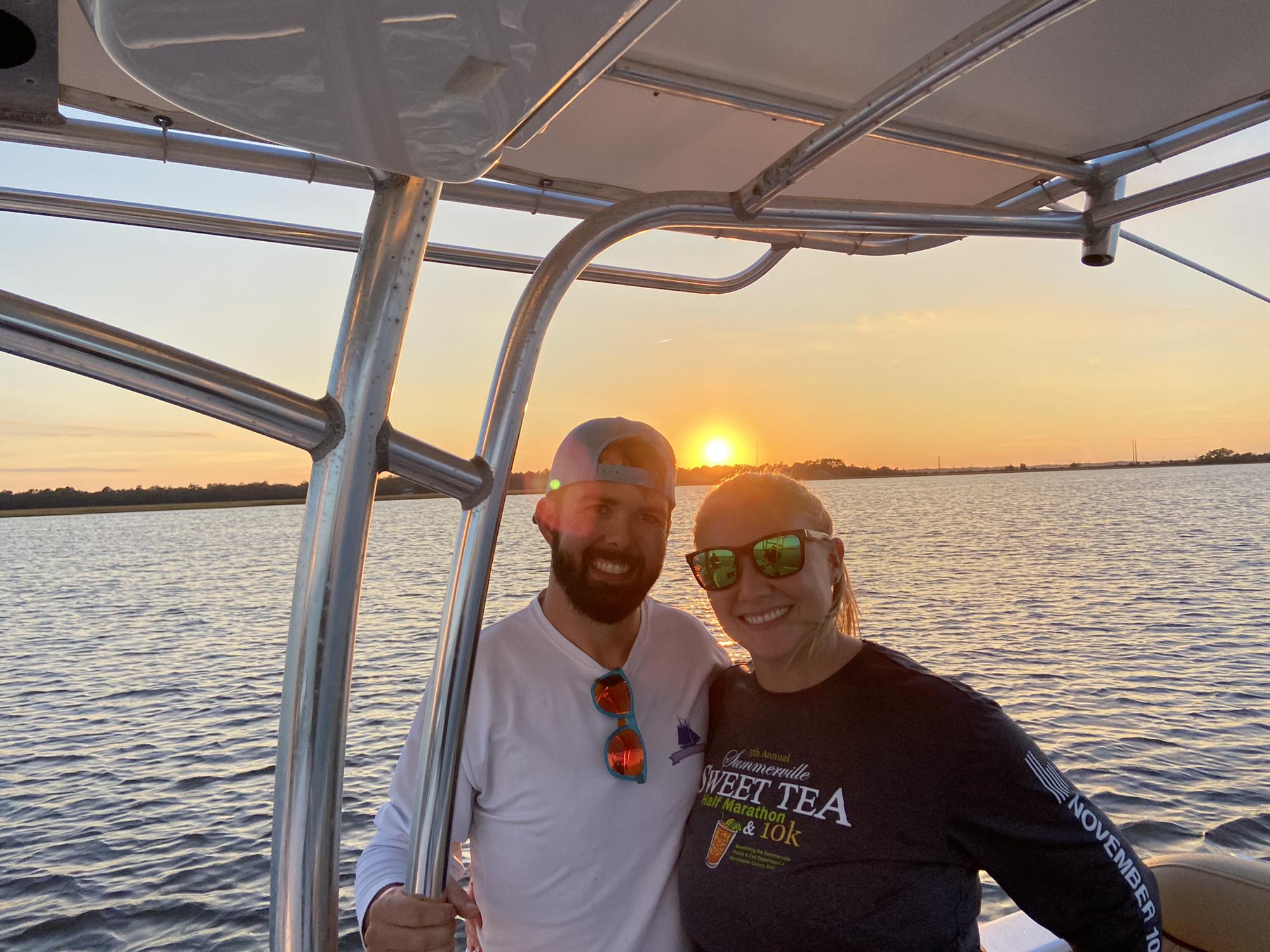 First Sunset on our Boat “Game Changer” November 2020