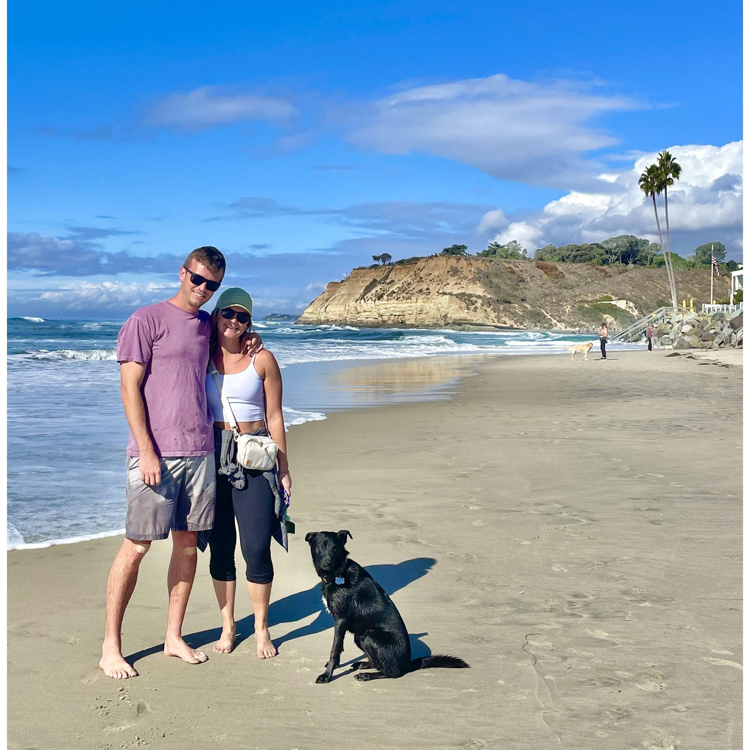 A typical weekend at the Dog Beach in San Diego
