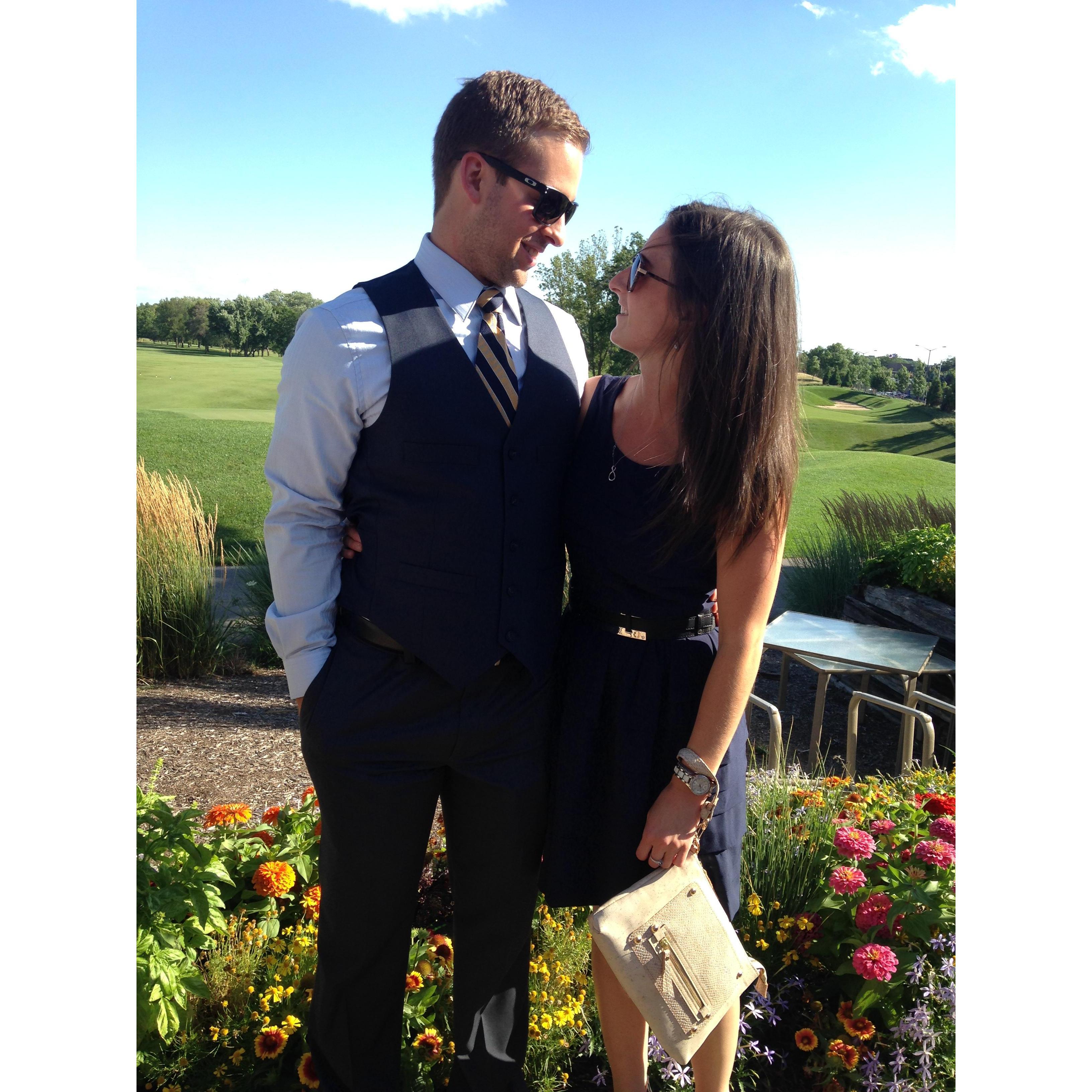 Attending a friends wedding, naturally had to get a great pic of us! 2015