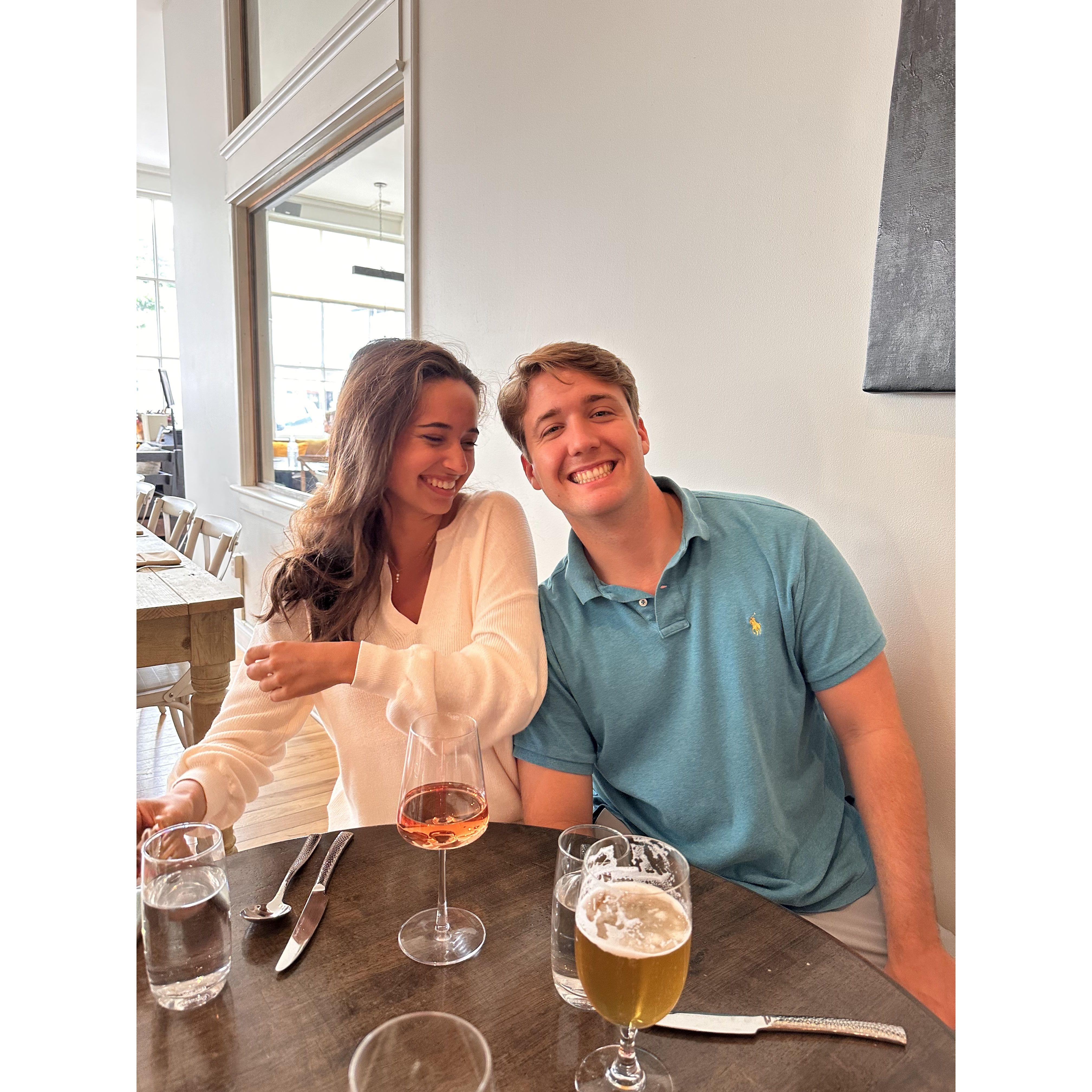 Cheers to forever!