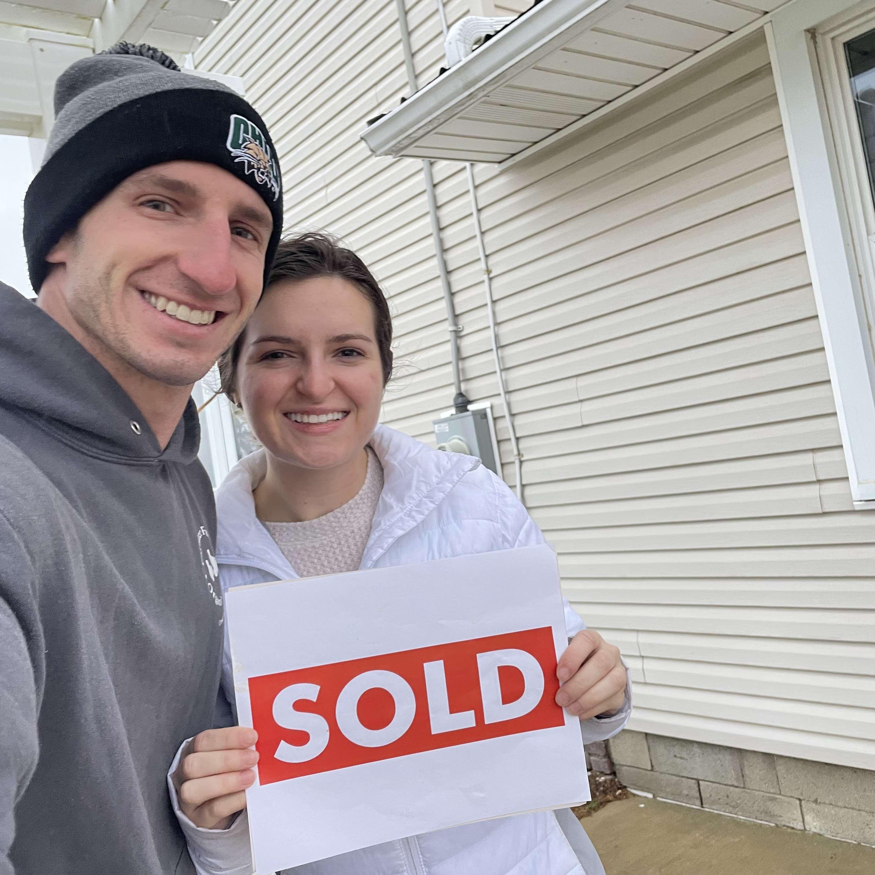 Adam purchases our house! (Amanda is not moving in until November 2022 though!)