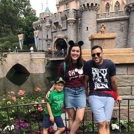 Matthew and Lucas' first trip to Disneyland!