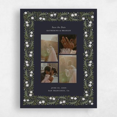 Ebony, Black Wedding Save the Date - Cassie Multiphoto