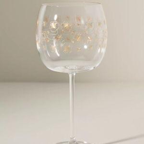 Flora Wine Glasses, Set of 4
