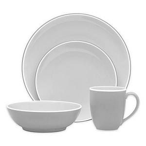 Noritake® ColorTrio Coupe 16-Piece Dinnerware Set in Slate