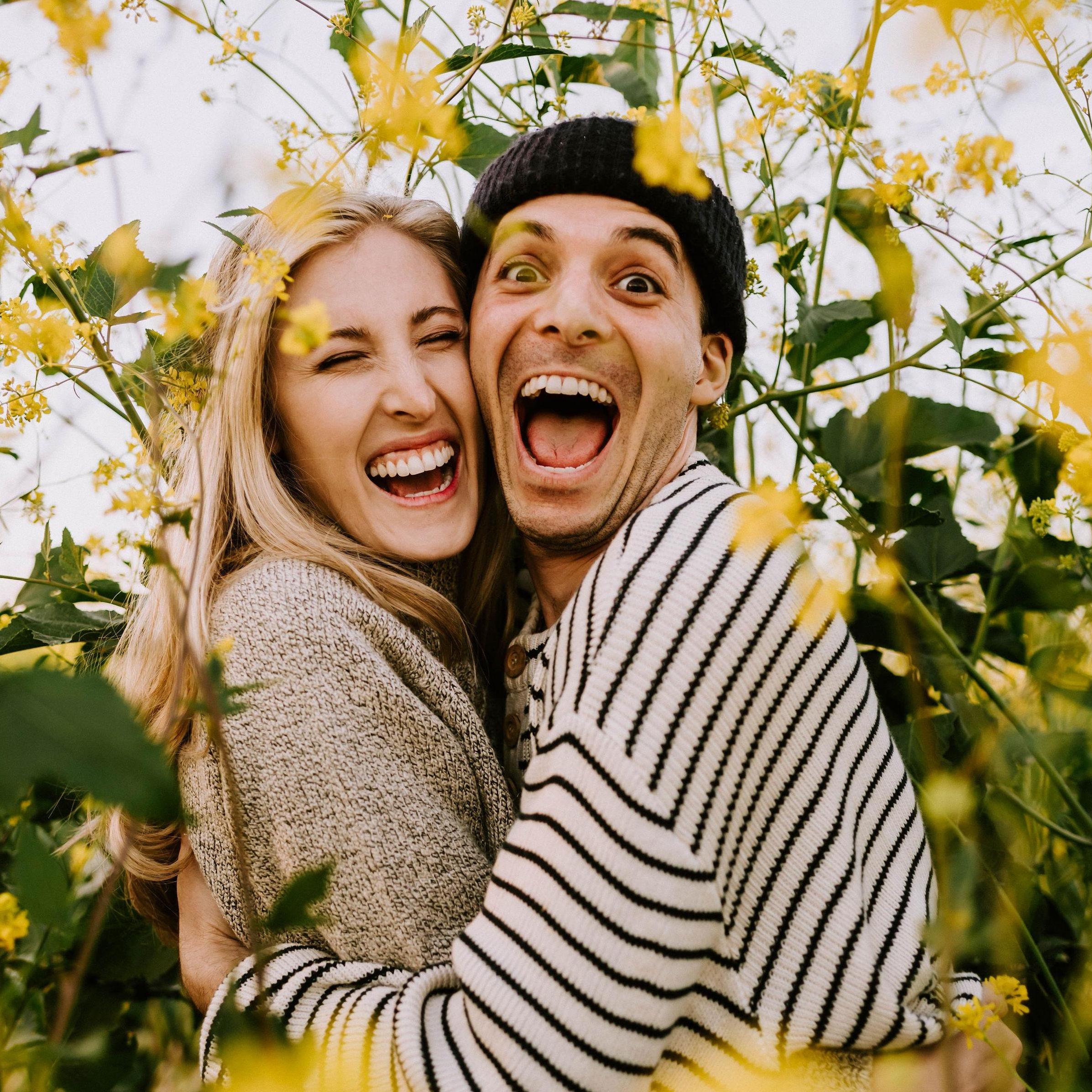 We are into laughing.