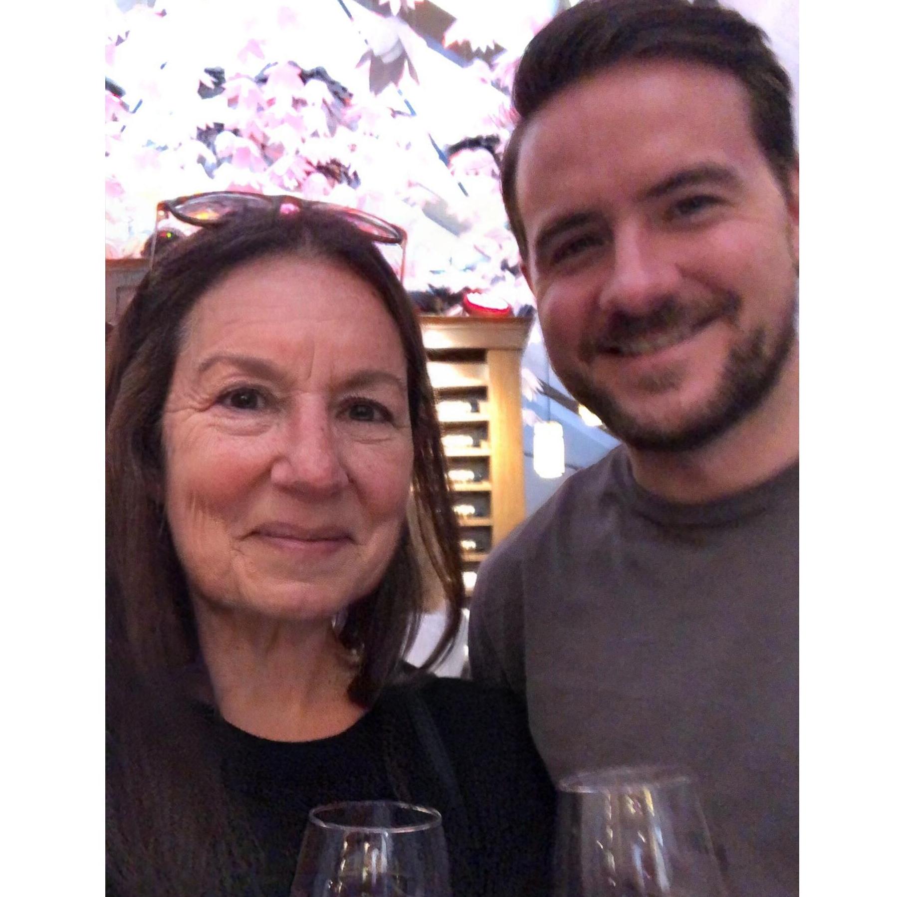 The old lady filter only worked on one of us...