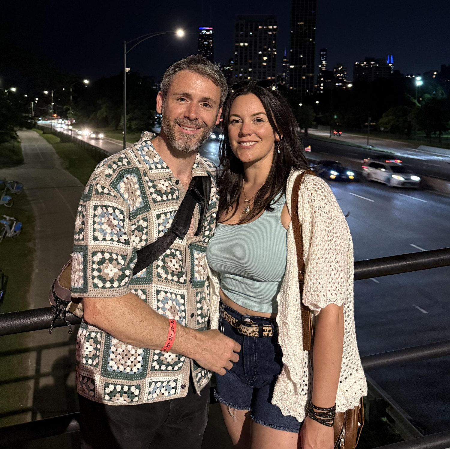 Celebrating the 4th of July and Ashley's birthday in Chicago.