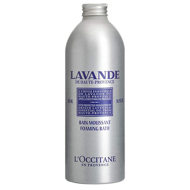 L'Occitane Relaxing & Foaming Lavender Bubble Bath, Standard, 16.9 Fl Oz