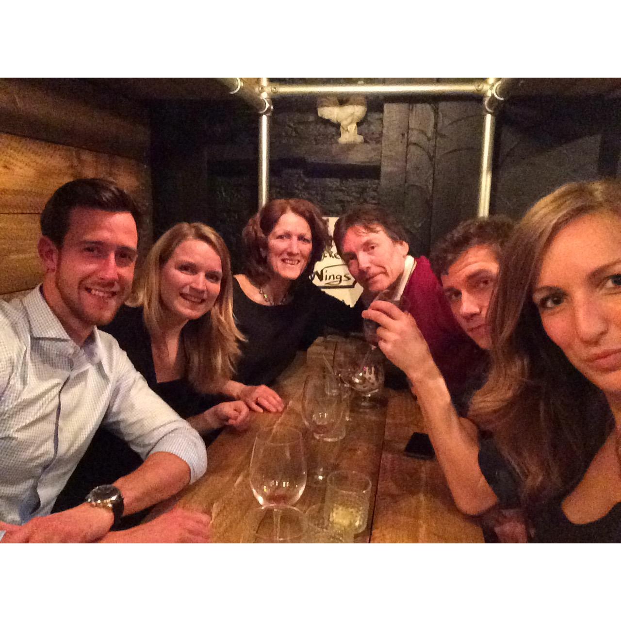 2016 - Ons eerste diner'tje samen met de familie @Poule&Poulette, toen we nog geen koppel waren. :-D