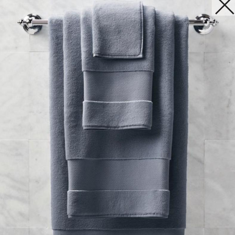 Frontgate Resort Cotton Washcloth Set of 2 - french blue