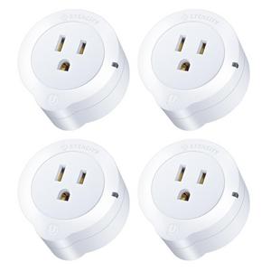 Etekcity 4 Pack Voltson Wi-Fi Smart Plug Mini Outlet with Energy Monitoring, No Hub Required, ETL Listed, White, Works with Alexa and Google Assistant