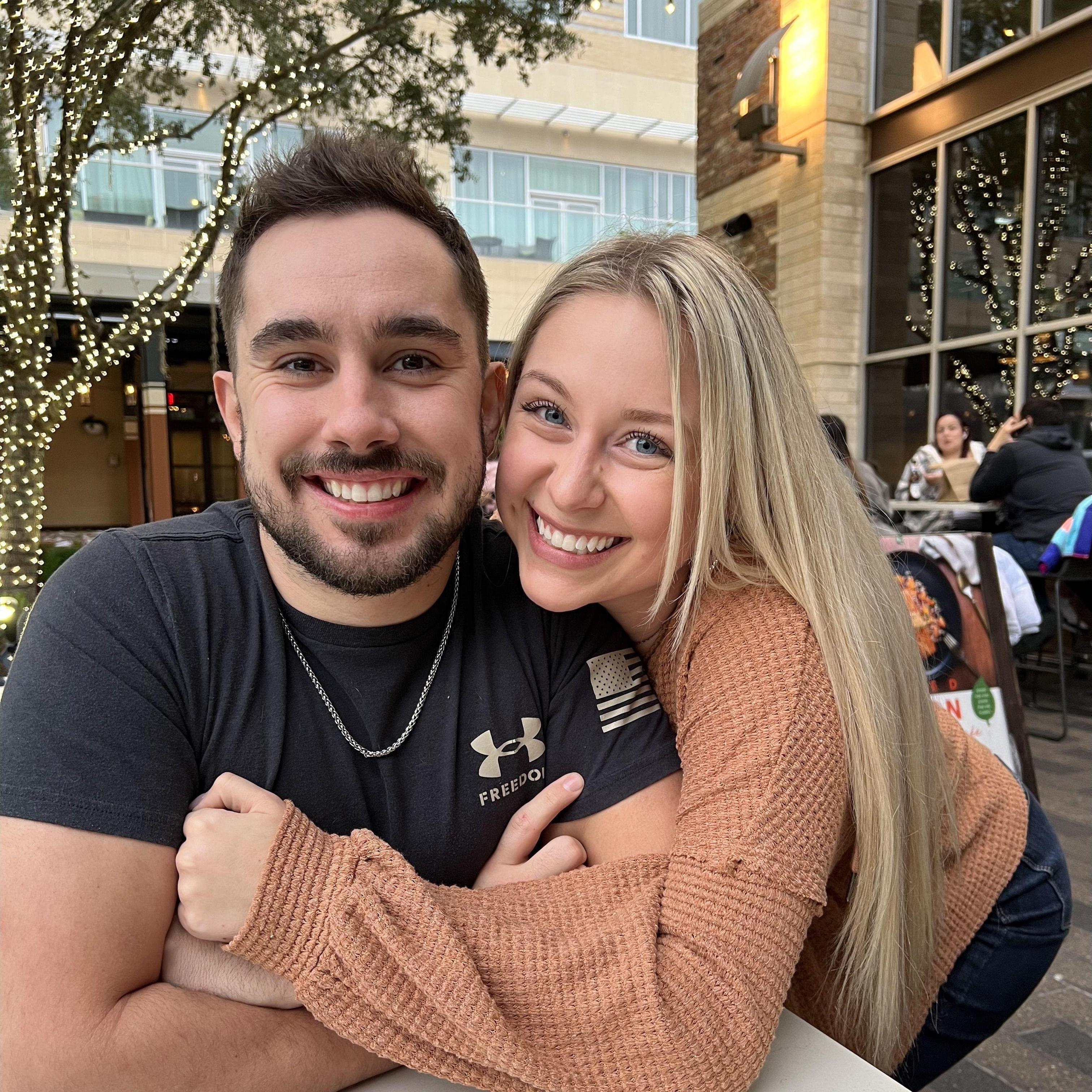 Dinner in Houston after Hannah's job interview in Texas (p.s. she got the job!!!); Halloween 2022.