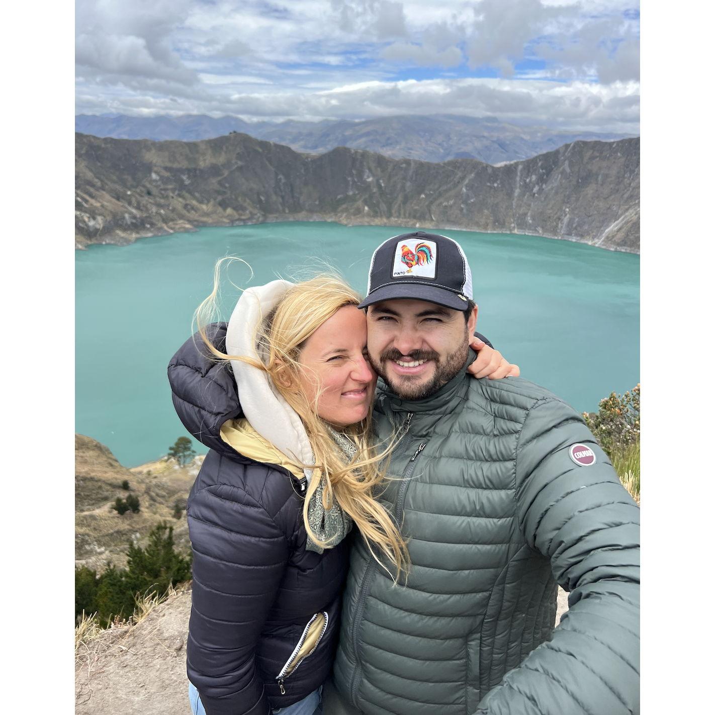 A very windy trip to the Quilotoa Volcano - Ecuador