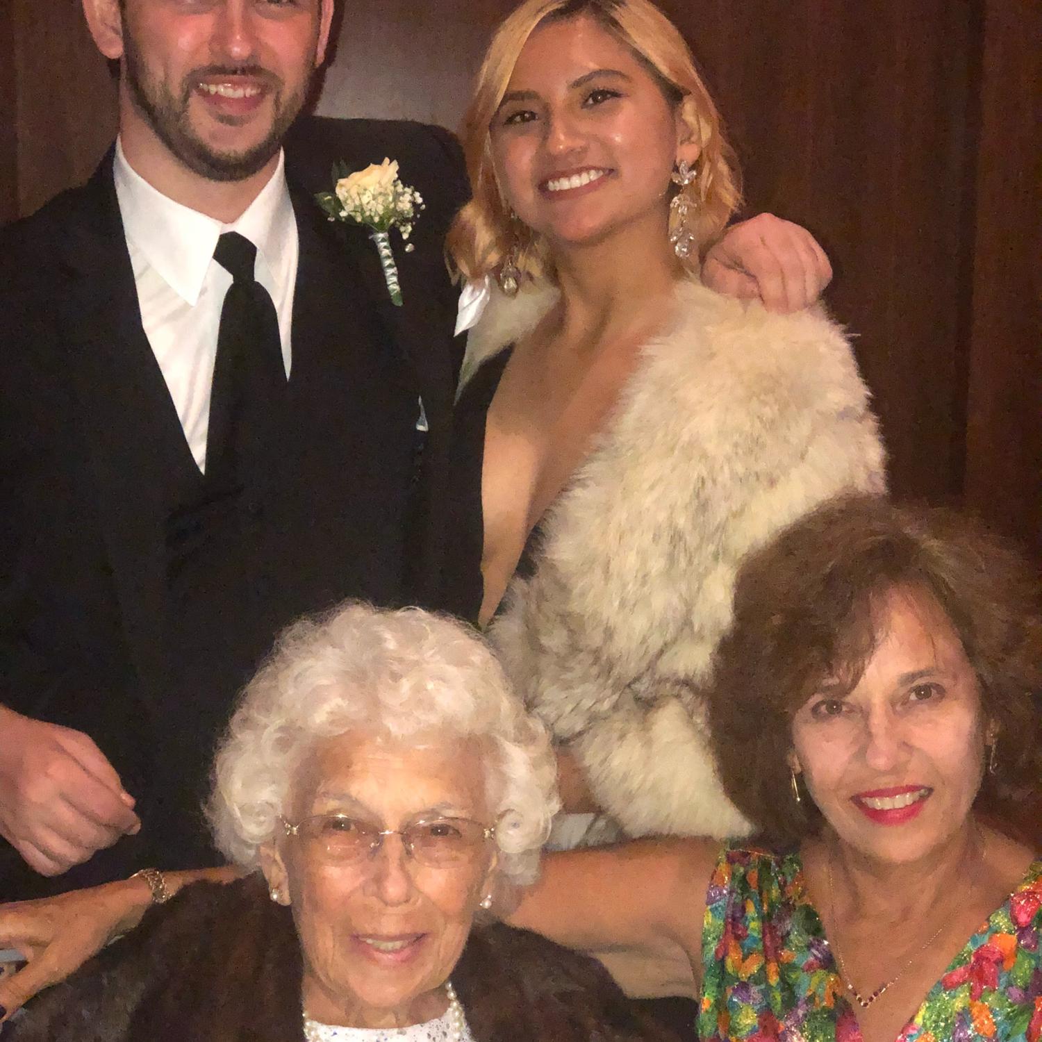 Andy’s wedding with mama and nana!