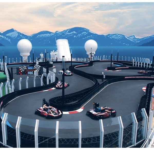 Go-karts on ship