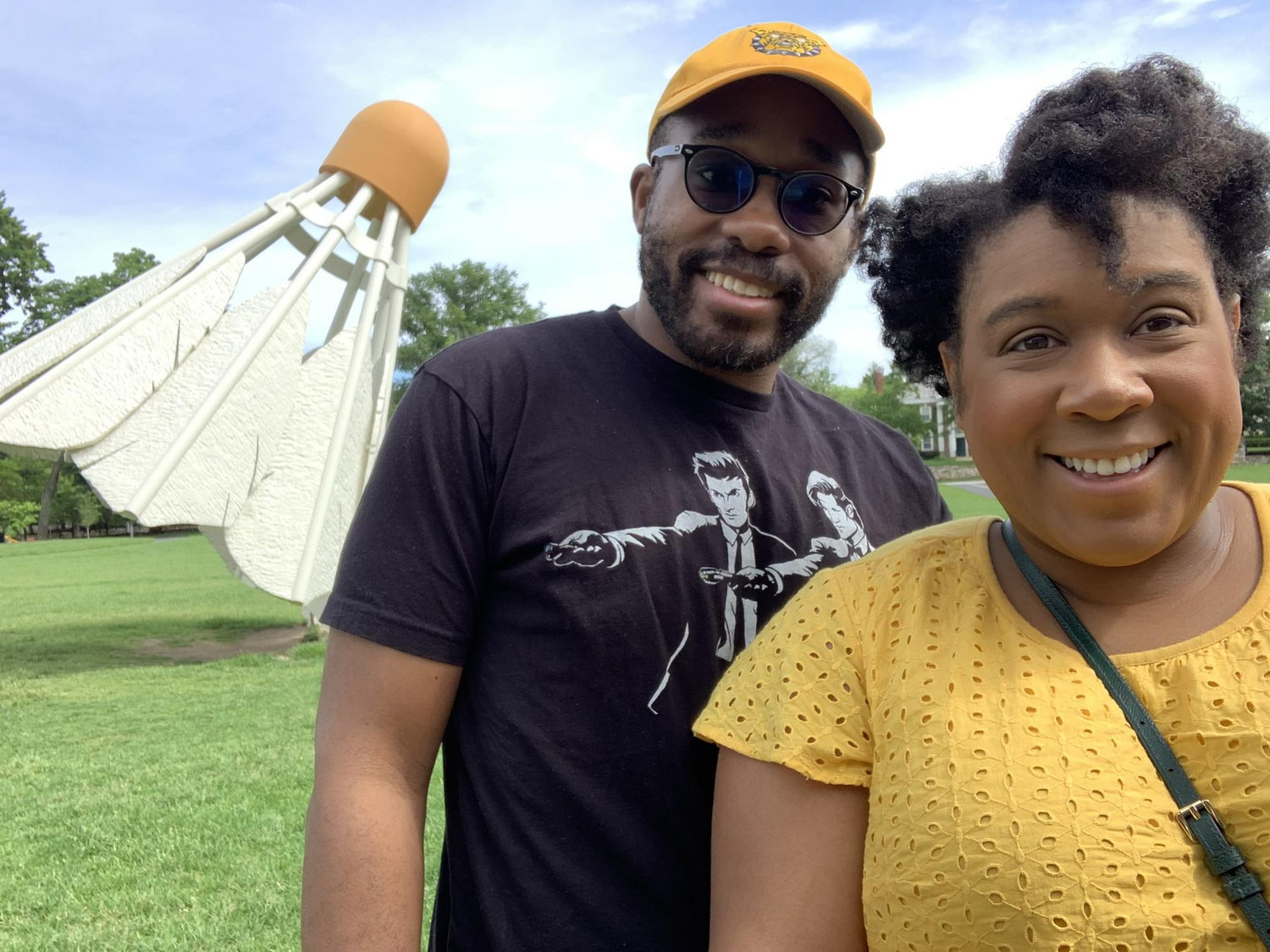 We love to travel! Siobhan and Robert in Kansas City, KS, 2019