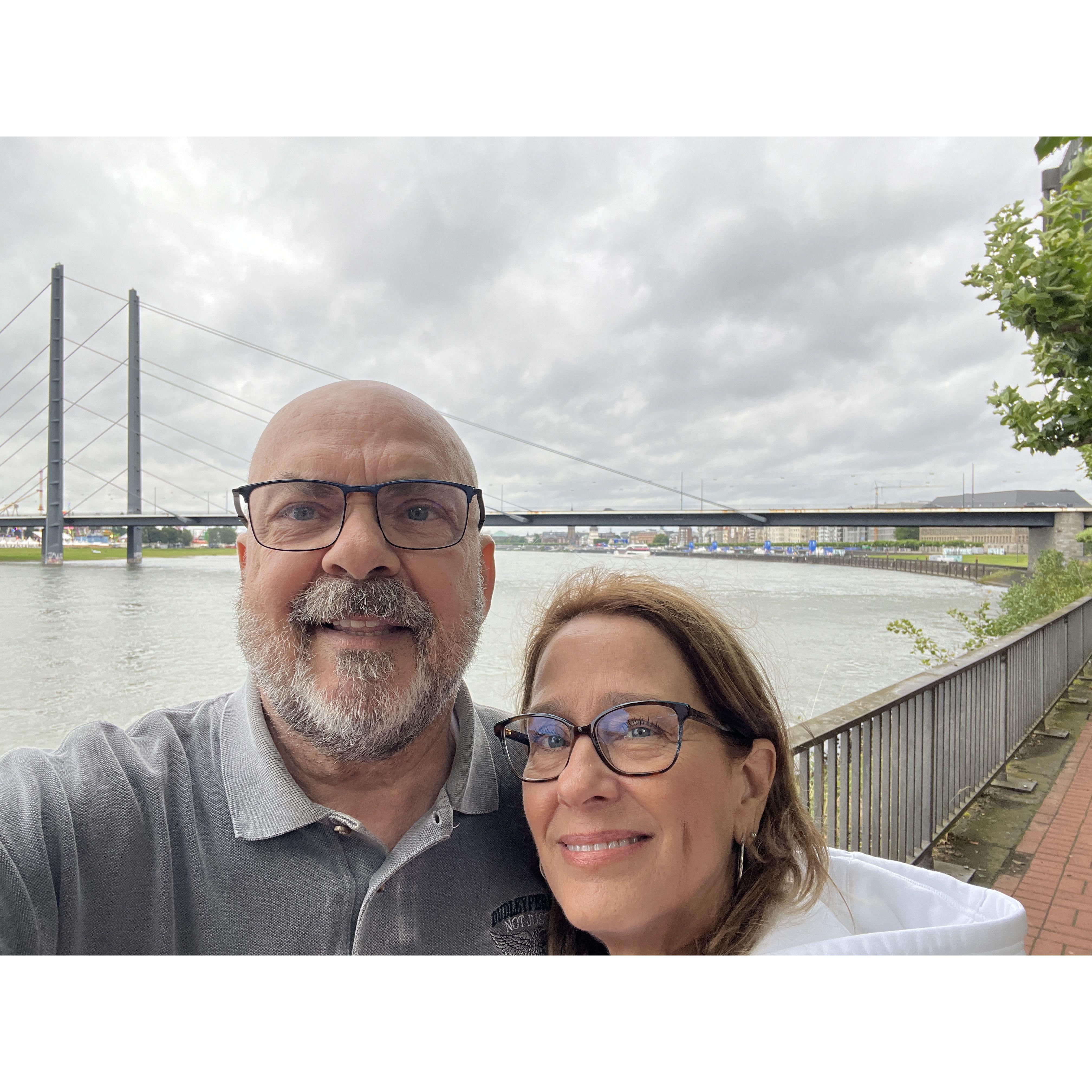 Leisurely stroll in Dusseldorf, Germany. July 2024
