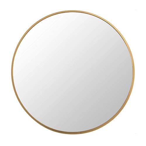 FANYUSHOW 19.7" Round Wall Mirror with Metal Frame, Modern Decor for Entryways, Bathrooms, Bedroom, Living Rooms, Vanity Mirror, Gold