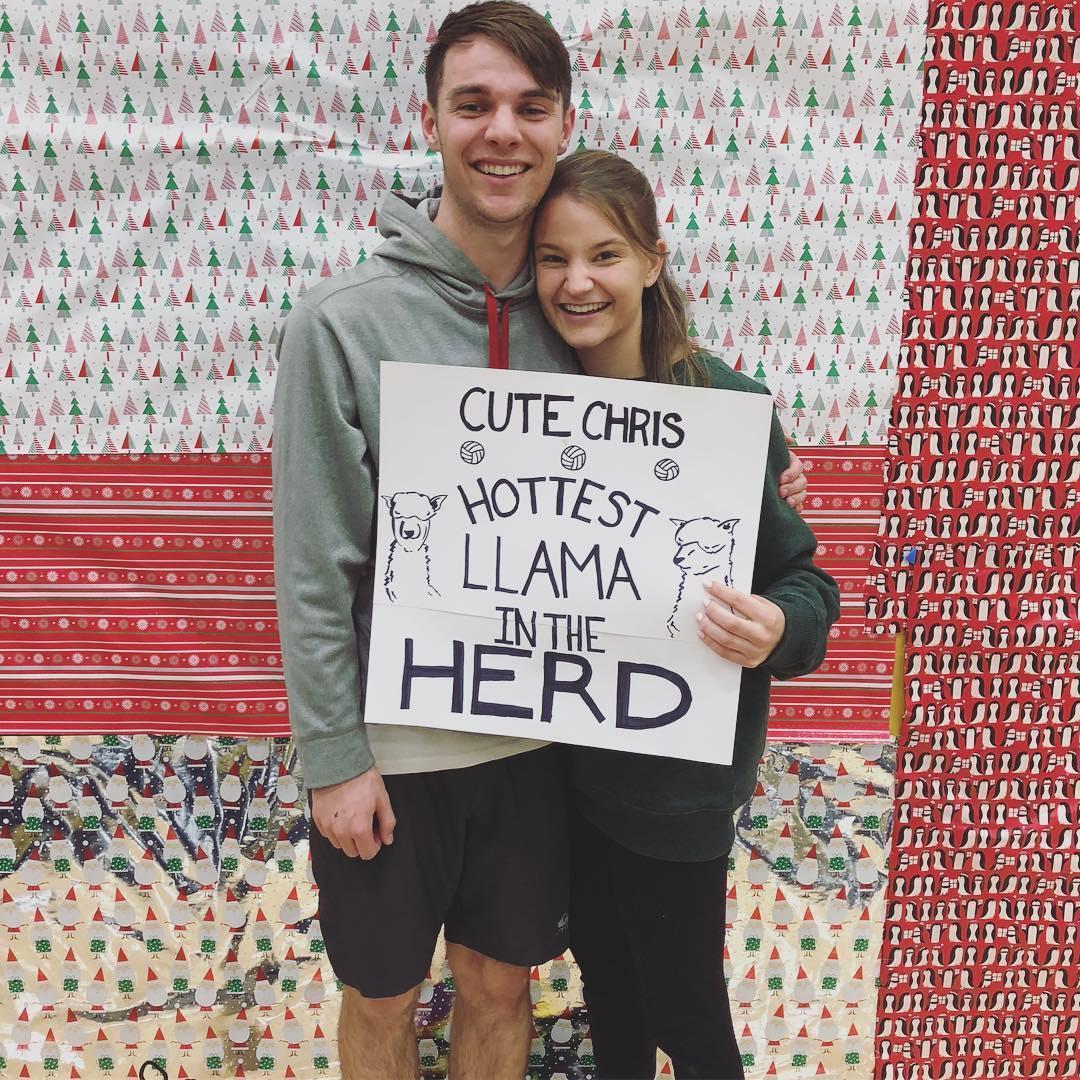 I love cheering on this hottie during his volleyball games!