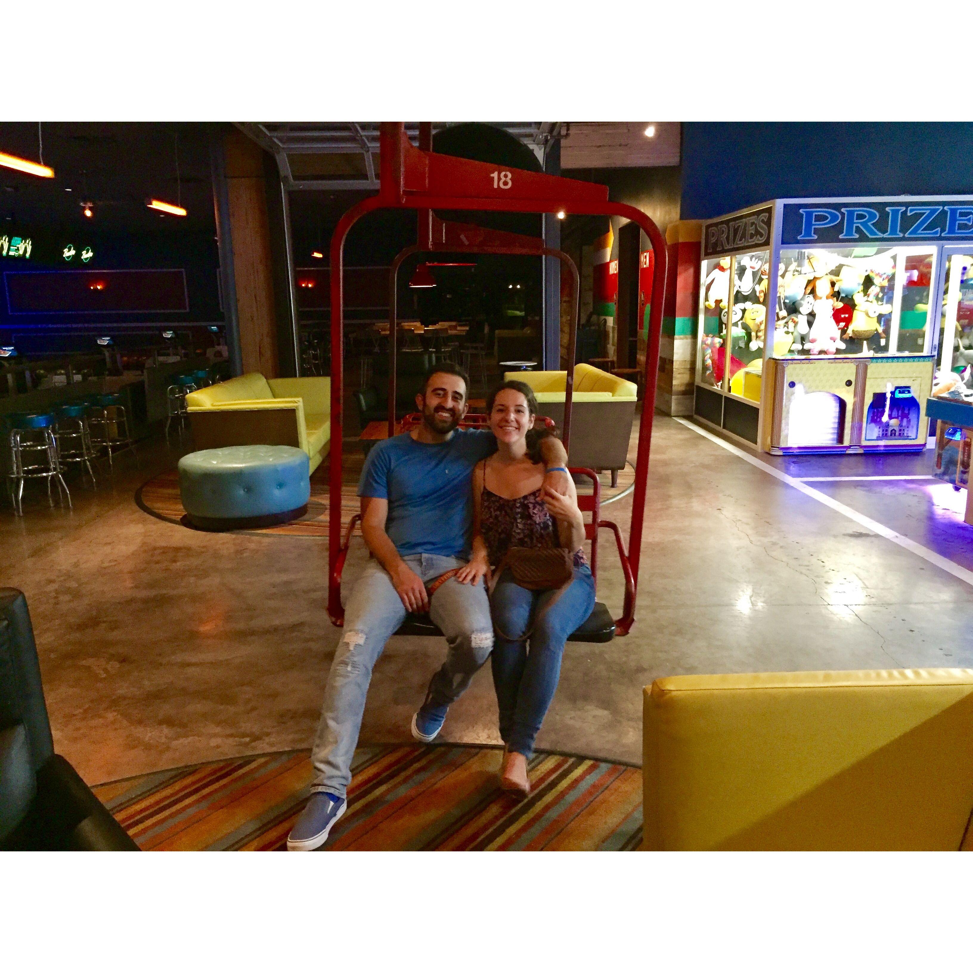 Our first "official date"