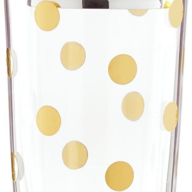 Kate Spade New York Two Of A Kind Gold Dot Cocktail Shaker