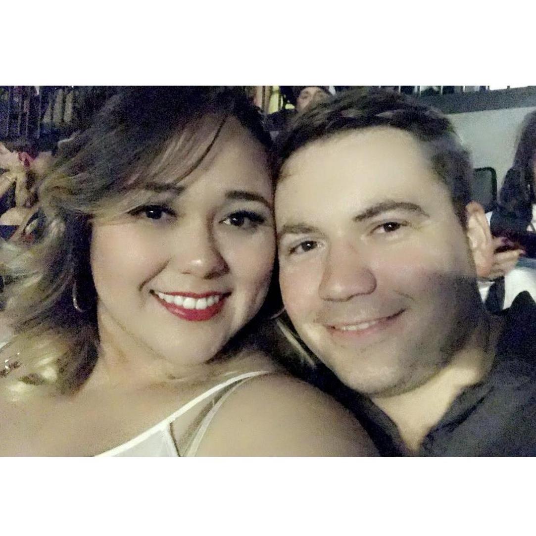 At one of our many concerts. This was at the Thomas Rhett Concert in 2019.