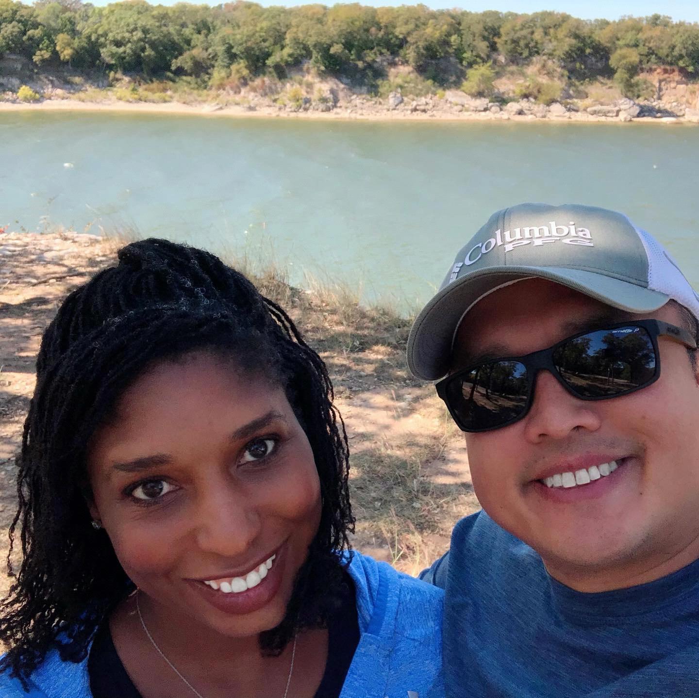 Enjoying our favorite camp site at Eisenhower State Park.