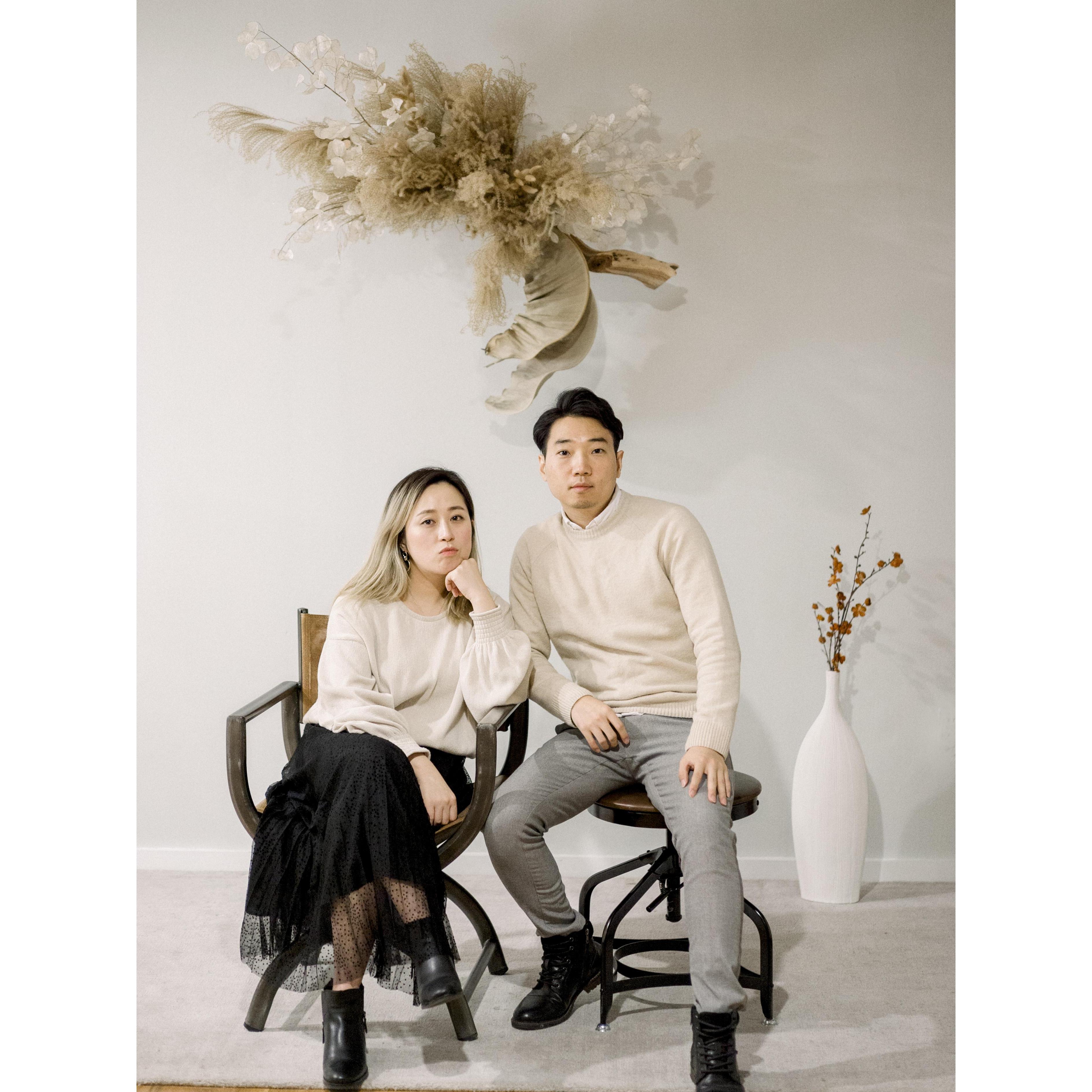 심각하고 신중하게 사진찍기