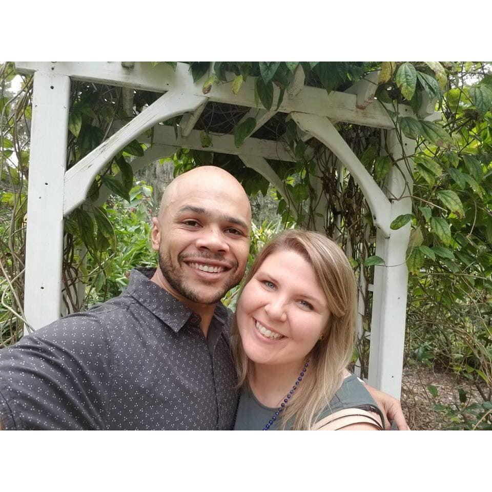 A snapshot from our first visit to Harry P. Leu Gardens. As soon as we got engaged, we knew this would be where we got married.