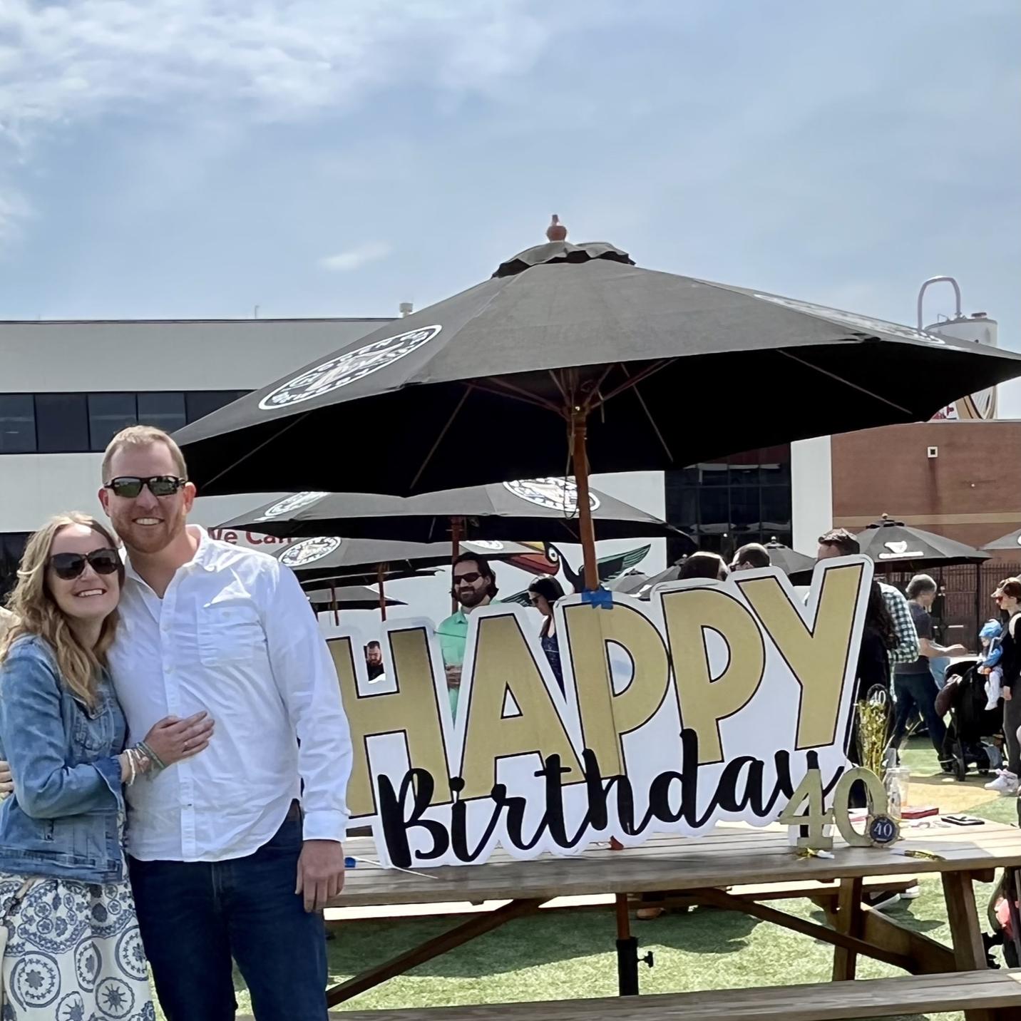 Eric’s surprise 40th birthday party at Guinness Brewery! April 23, 2022.