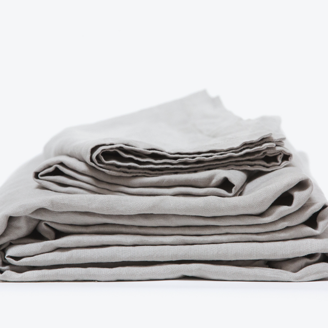 DUVET SET HEIRLOOM LINEN- IN STONE