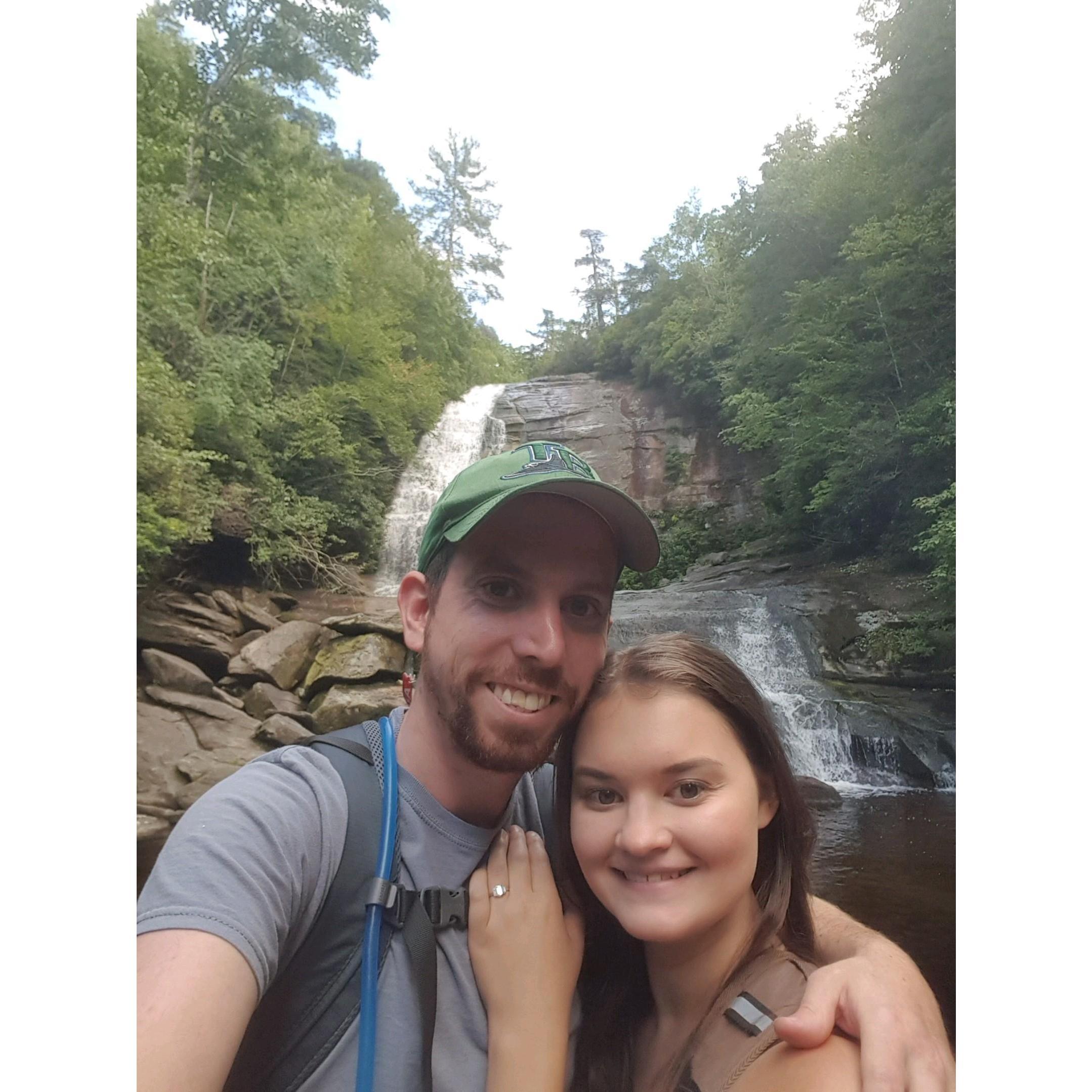 The Proposal at Greenland Creek Falls