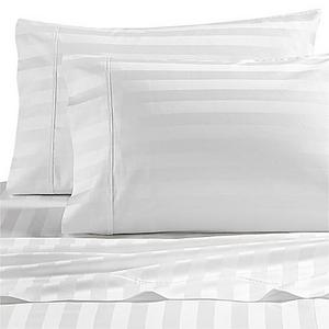 Wamsutta Dream Zone - Wamsutta® Dream Zone® Stripe 1000 TC PimaCott® Standard Pillowcases in White (Set of 2)
