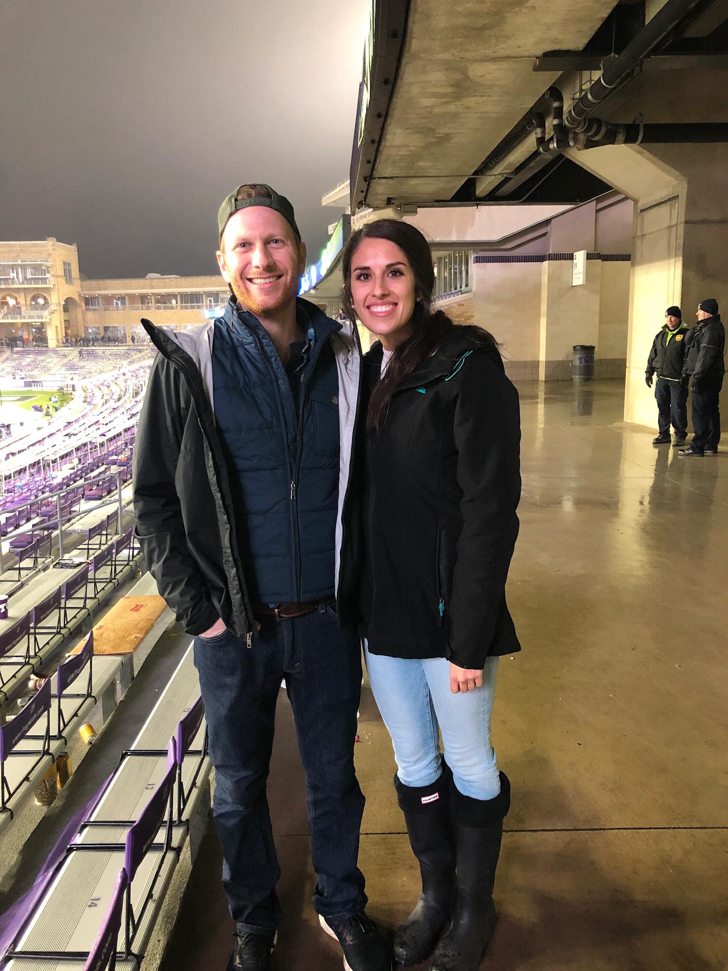 Andrew’s first family football game!
