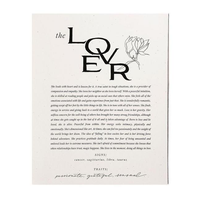 The Lover Art Print, 8"x10"