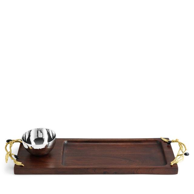 Michael Aram Olive Branch Dipping Board & Bowl