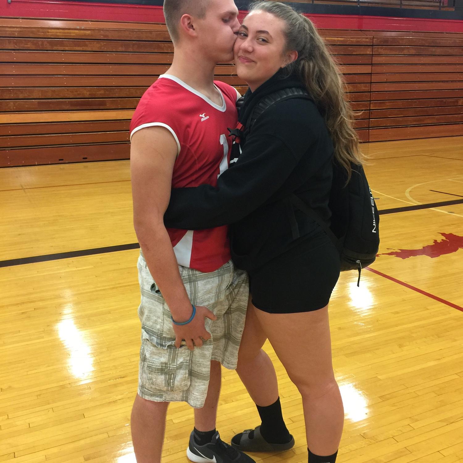 Embarrassing himself in my jersey