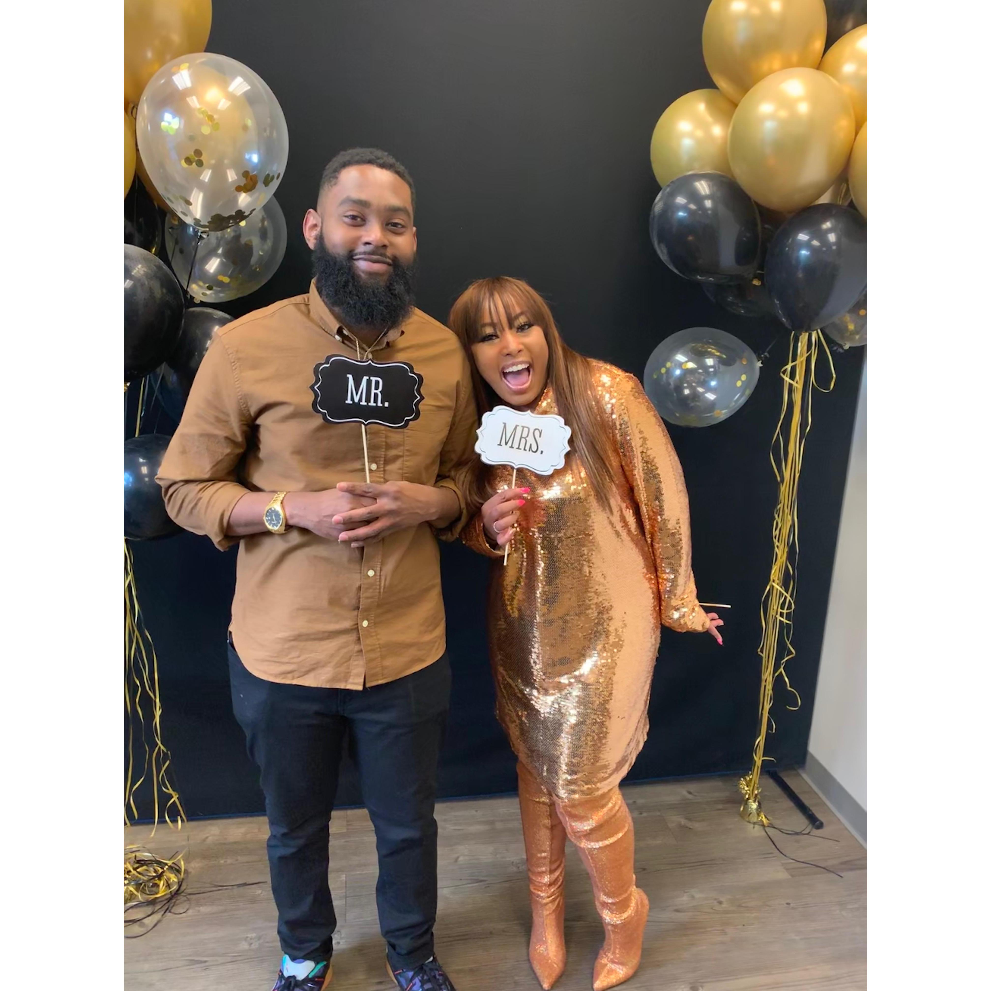 Thank you for always making me smile. 
Thank you for always being there for me to lean on. 

& Thank you all for making our engagement party a success!