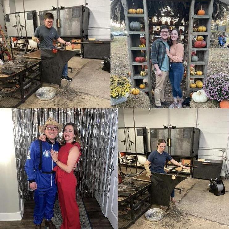 October 2024: Will surprises Nicole with the coolest birthday present, glass blowing classes!