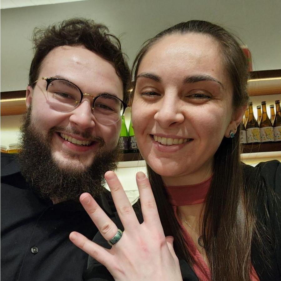 Claire proposed at a 9-course dinner in Somerville, MA on February 9, 2023