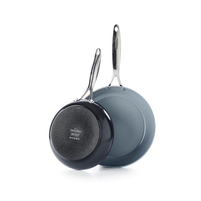 GreenPan Valencia Pro 10" & 12" Ceramic Non-Stick Open Fry Pan Set
