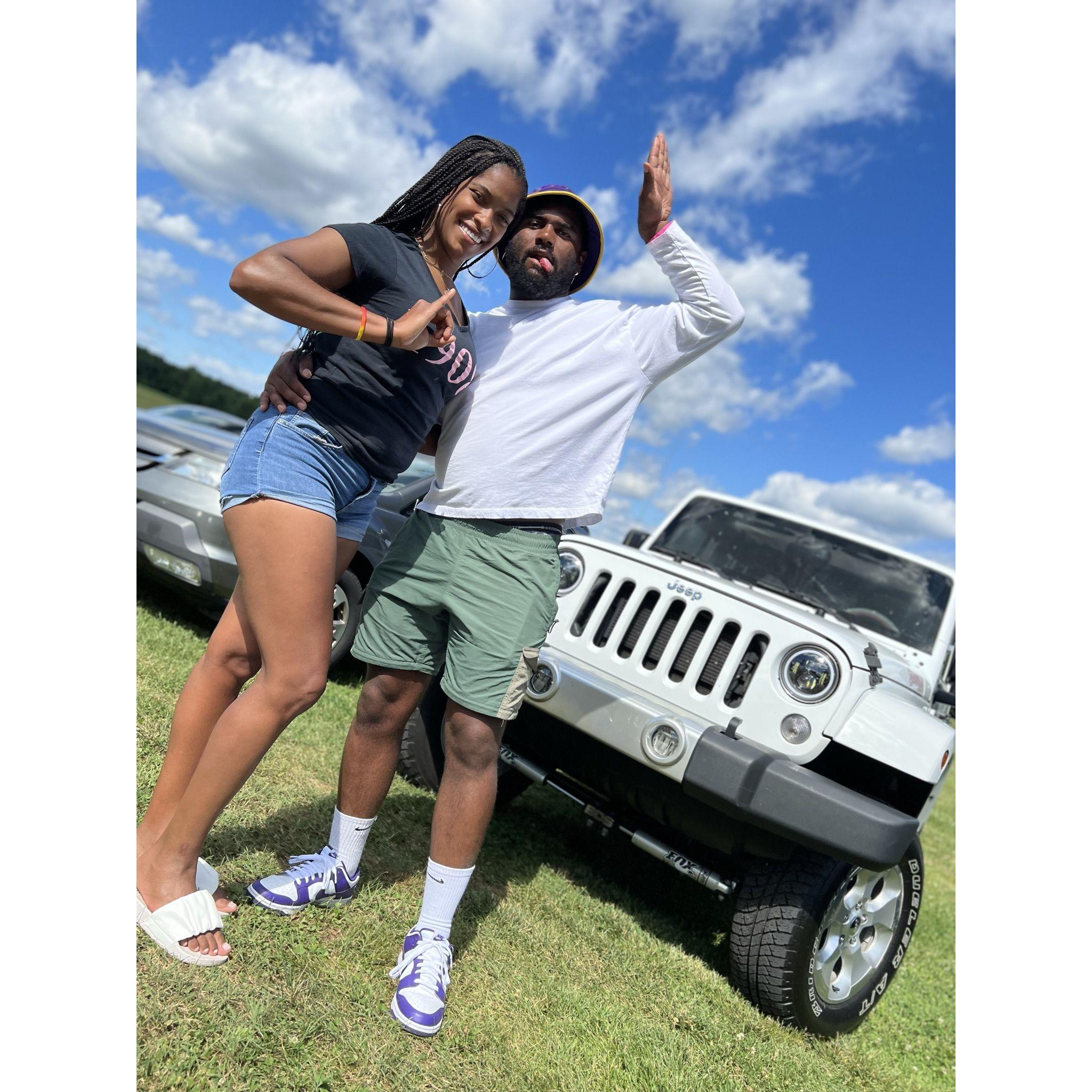 Alpha Kappa Alpha Psi Epsilon Omega's summer cookout in 2021.