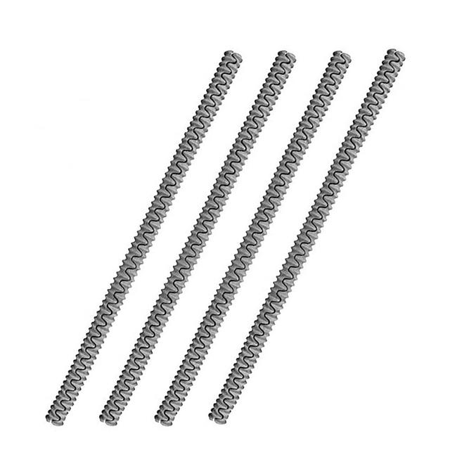 Silicone Oven Rack Guards 4 Pack, Heat Resistant Oven Rack Shields,Oven Rack Edge Protector Guard Cover,14 Inch Long,Prevent Hand/Arm Against Burns(Gray)