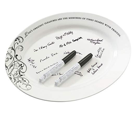Lillian Rose Wedding Guest Book Alternative Ceramic Sign Plate